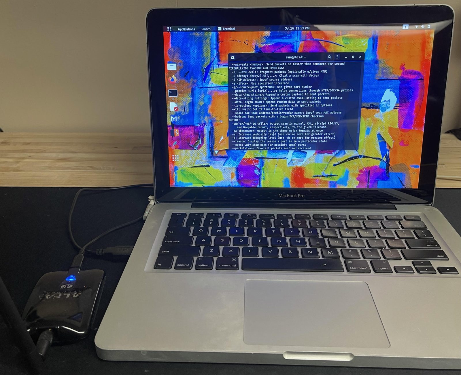 Rebuilt Kali Linux MacBook photo 1